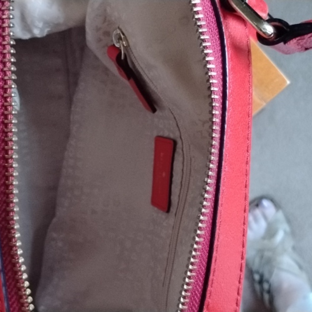 Kate Spade Red Leather Satchel - Picture 7 of 13